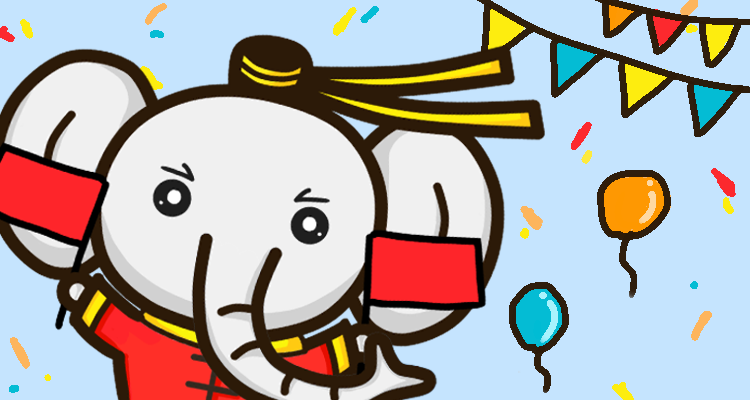 56小象表情包2繪制