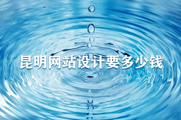 昆明網(wǎng)站設(shè)計要多少錢