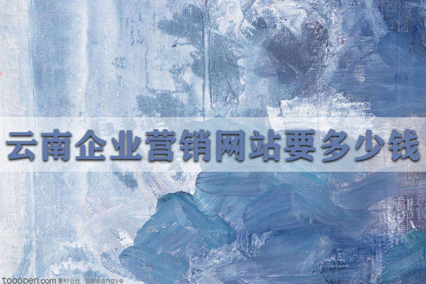 云南企業(yè)營銷網(wǎng)站要多少錢