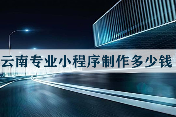 云南專業(yè)小程序制作多少錢