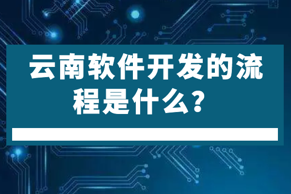 云南軟件開發(fā)的流程是什么？