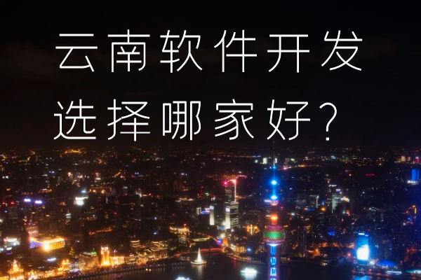 云南軟件開發(fā)選擇哪家好？